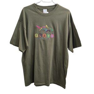 Men's Basic Crew Neck T-Shirt, Playa Del Carmen, Short sleeve, XL